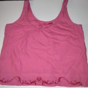 Swell embroidered tank